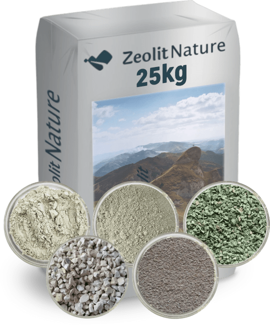 Pakovanje zeolita od 15 kg granulacije 0-5μm